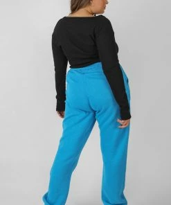 Public Desire UK Curve Double Ended Zip Rib Top Black