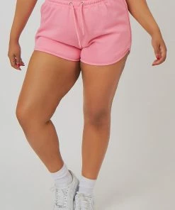 Public Desire UK Curve Booty Short Pink