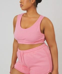 Public Desire UK Curve Booty Short Pink