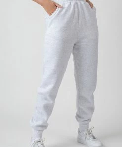 Public Desire UK KAIIA CLOTHING 90S Oversized Joggers Oatmeal Marl
