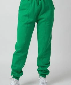 Public Desire UK Oversized Fit Seam Front 90S Joggers Green KAIIA CLOTHING