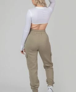 Public Desire UK Cargo Joggers Elm