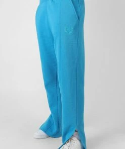 Public Desire UK KAIIA CLOTHING Kaiia Tonal Embroidered Joggers Blue