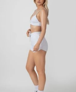 Public Desire UK Booty Short Oatmeal Marl