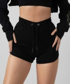 Public Desire UK KAIIA CLOTHING Booty Short Black