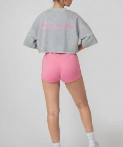 Public Desire UK KAIIA CLOTHING Booty Short Pink