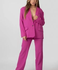 Public Desire UK Dad Trousers Pink