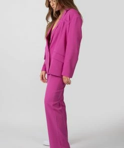 Public Desire UK Dad Trousers Pink