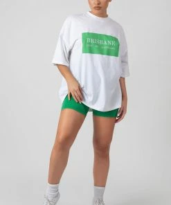 Public Desire UK Oversized Brisbane T Shirt White KAIIA CLOTHING