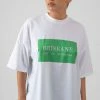 Public Desire UK Oversized Brisbane T Shirt White KAIIA CLOTHING