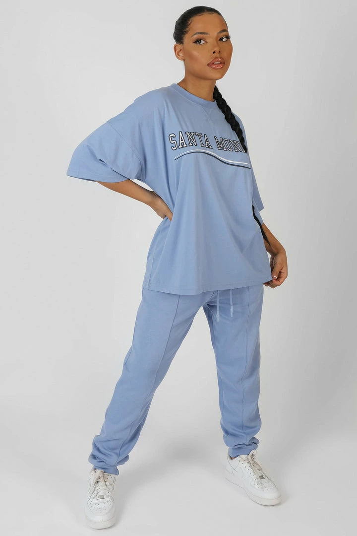 Public Desire UK KAIIA CLOTHING Seam Front Joggers Bluebell 5 Public Desire UK KAIIA CLOTHING Seam Front Joggers Bluebell