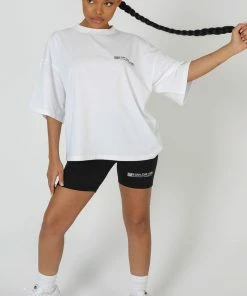 Public Desire UK Oversized Fit Qr Detail T-Shirt White KAIIA CLOTHING 9 Public Desire UK Oversized Fit Qr Detail T-Shirt White KAIIA CLOTHING