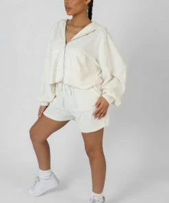 Public Desire UK Seam Detail Towelling Relaxed Short Ecru 8 Public Desire UK Seam Detail Towelling Relaxed Short Ecru