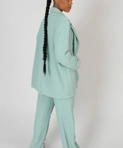 Public Desire UK Oversized Dad Blazer Peppermint KAIIA CLOTHING