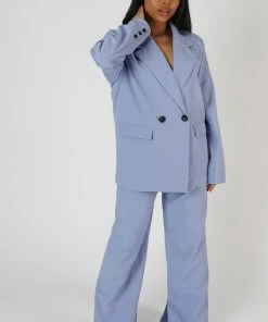 Public Desire UK Dad Blazer Bluebell KAIIA CLOTHING