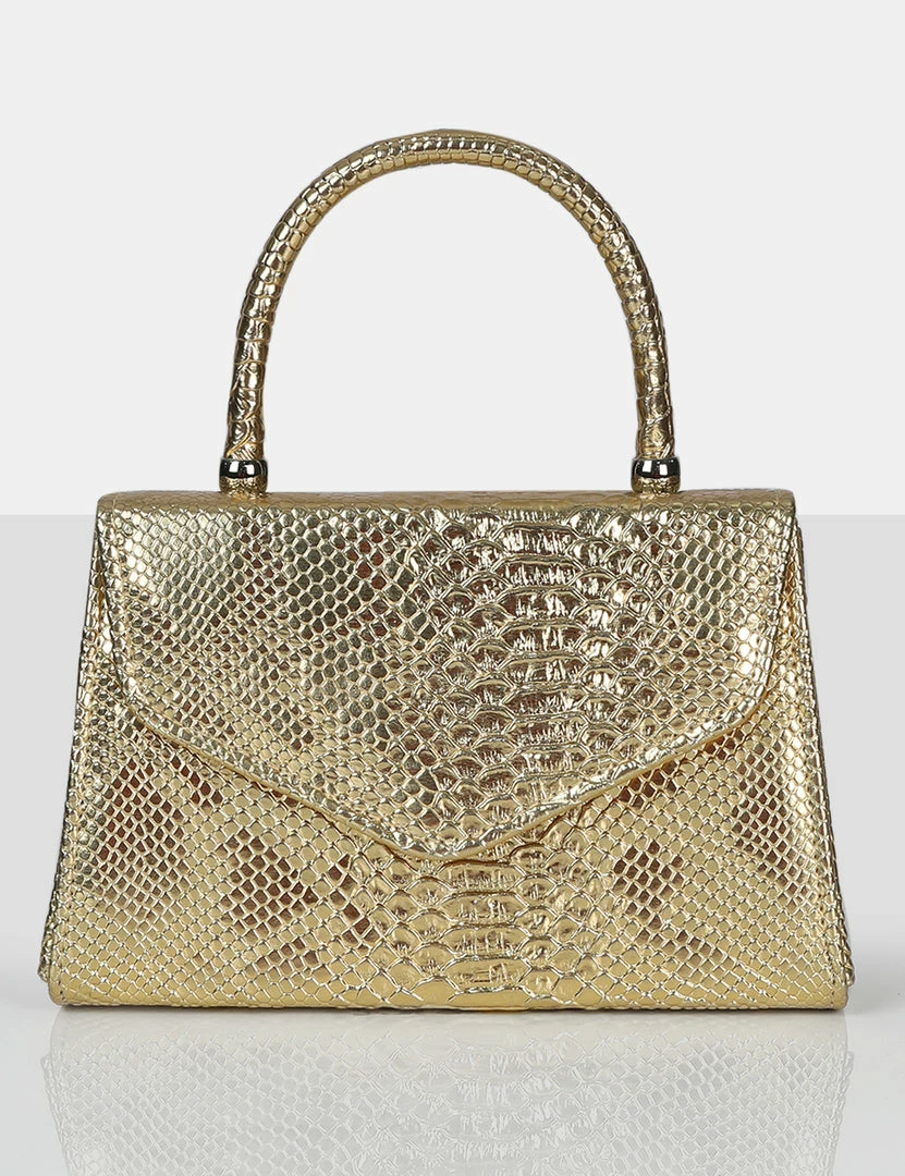 Public Desire UK The Astrid Gold Textured Mini Bag Mini Bags 1 Public Desire UK The Astrid Gold Textured Mini Bag Mini Bags