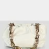 Public Desire UK CROSSBODY AND SHOULDER BAGS The Gossip White Chain Handbag