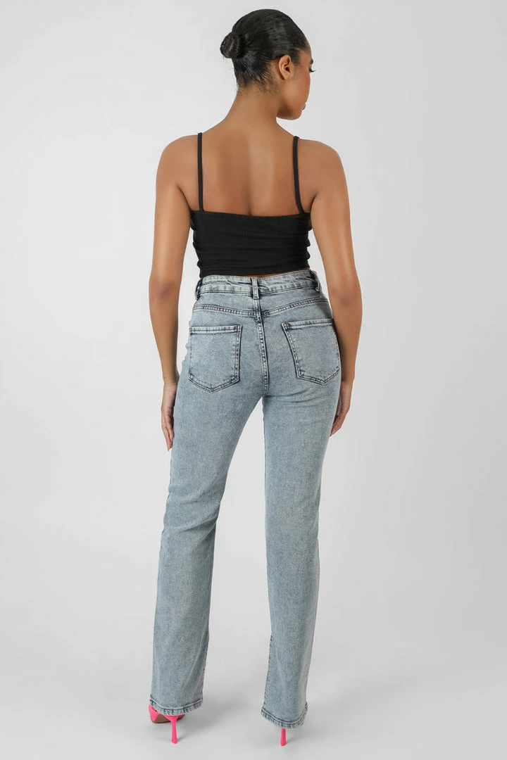 Public Desire UK Square Neck Ribbed Cropped Top Black 3 Public Desire UK Square Neck Ribbed Cropped Top Black