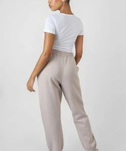 Public Desire UK Oversized Drawstring Joggers Light Grey KAIIA CLOTHING