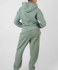 Public Desire UK KAIIA CLOTHING Oversized Hoodie With Front Pocket Khaki