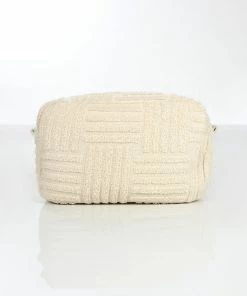 Public Desire UK SELF LOVE ECRU TOWELLING WASH BAG Gifts Accessories