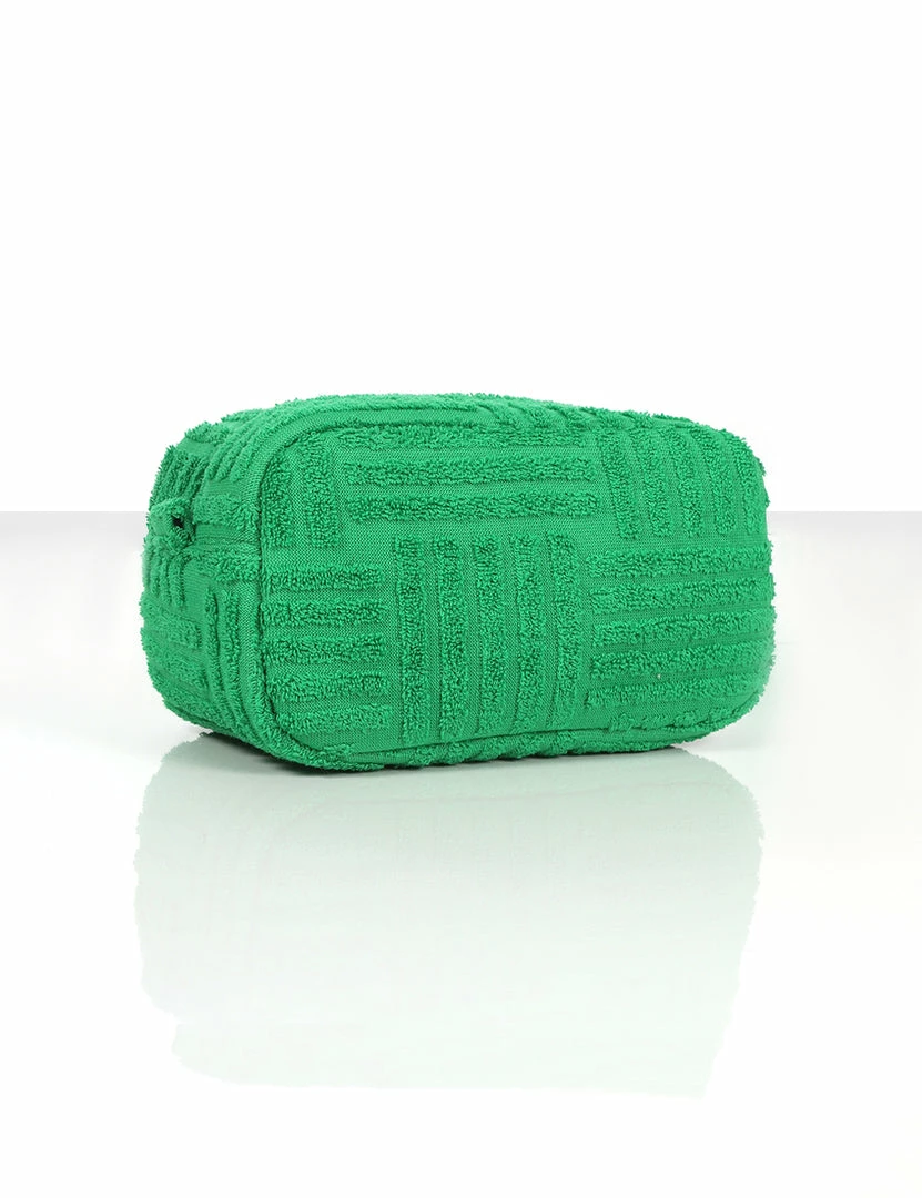 Public Desire UK Gifts FULL GLAM GREEN TOWELLING MAKE UP BAG 2 Public Desire UK Gifts FULL GLAM GREEN TOWELLING MAKE UP BAG