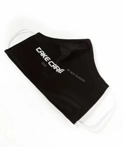 Public Desire UK Black Take Care Slogan Fashion Face Mask Accessories