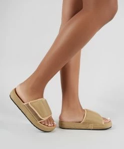 Public Desire UK Revel Sliders In Sand