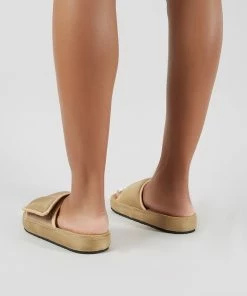 Public Desire UK Revel Sliders In Sand
