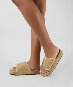 Public Desire UK Revel Sliders In Sand