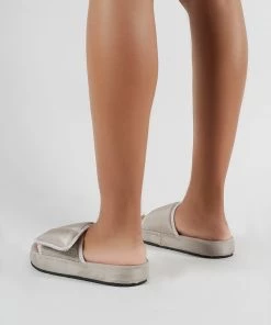 Public Desire UK Revel Sliders In Grey